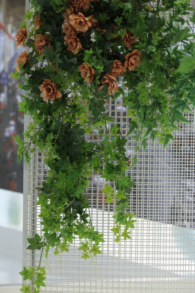 les murs vegatal , ici artificielle